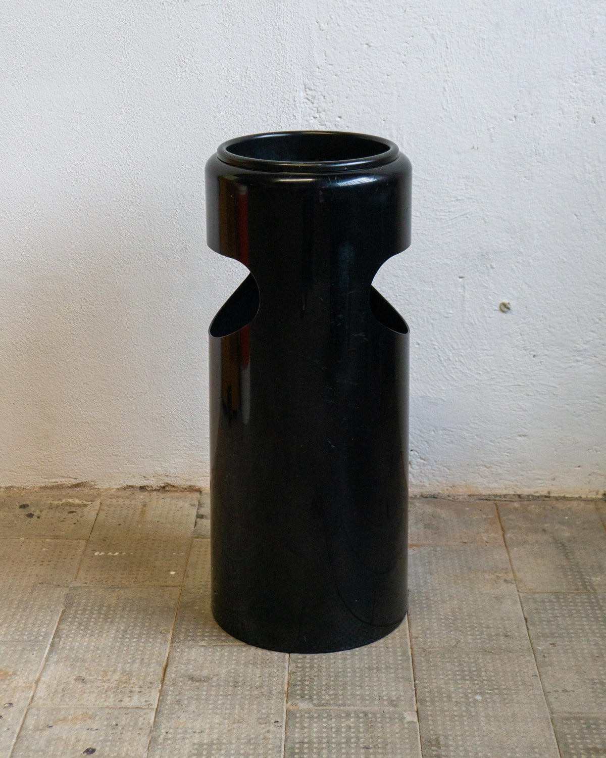 Cestino portacenere Rexite Birillo 1200 nero – anni ’80