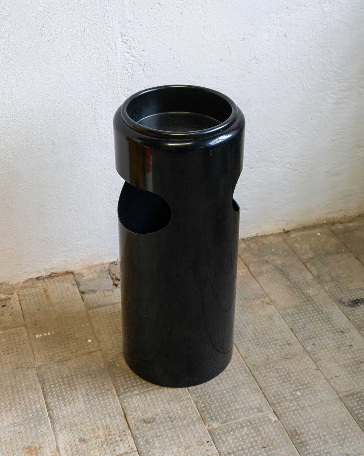 Cestino portacenere Rexite Birillo 1200 nero – anni ’80