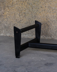 Poltrona LC4 in pelle nera – replica vintage Made in Italy 1970