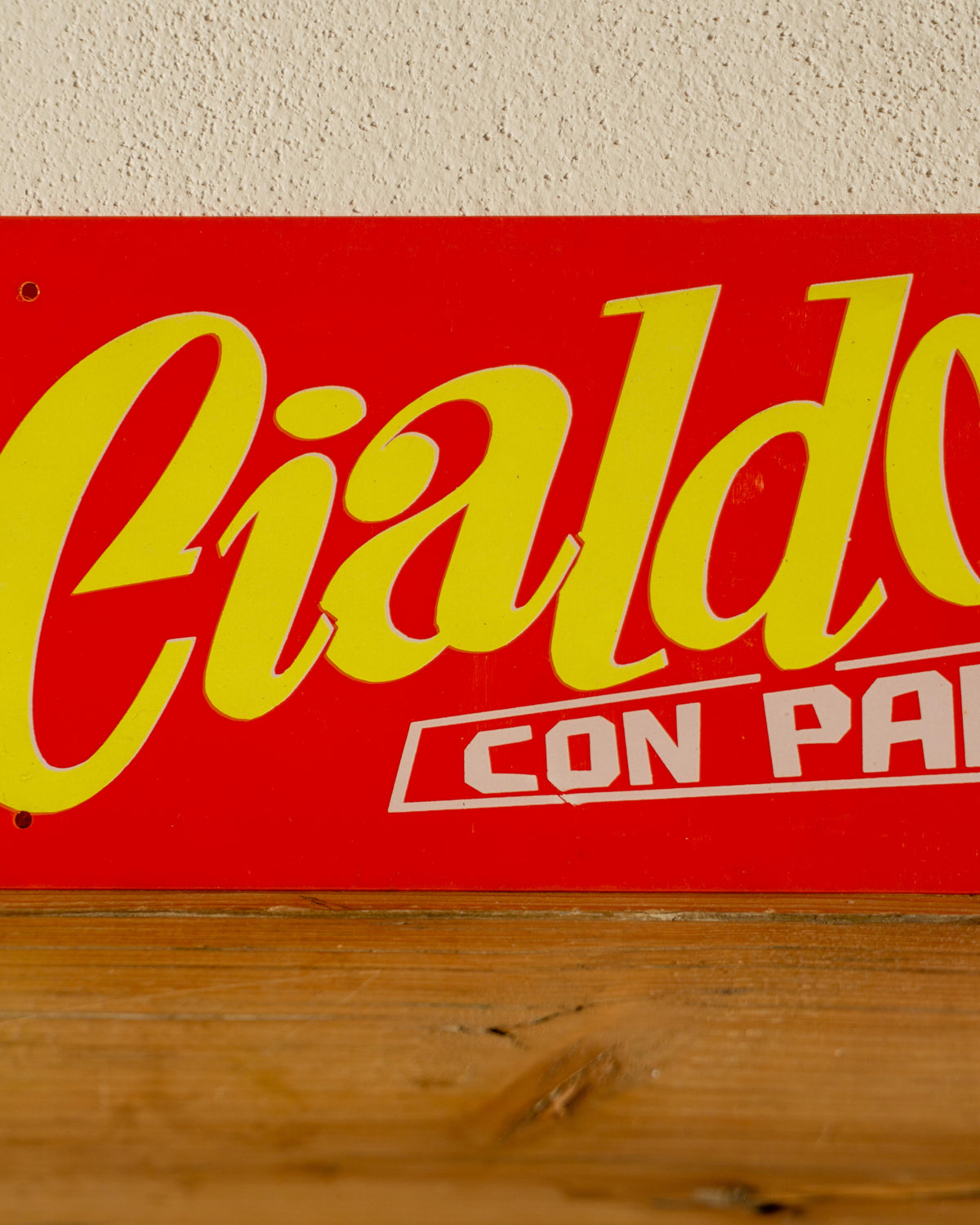 Insegna Cialdoni con panna 70/80 – Italia