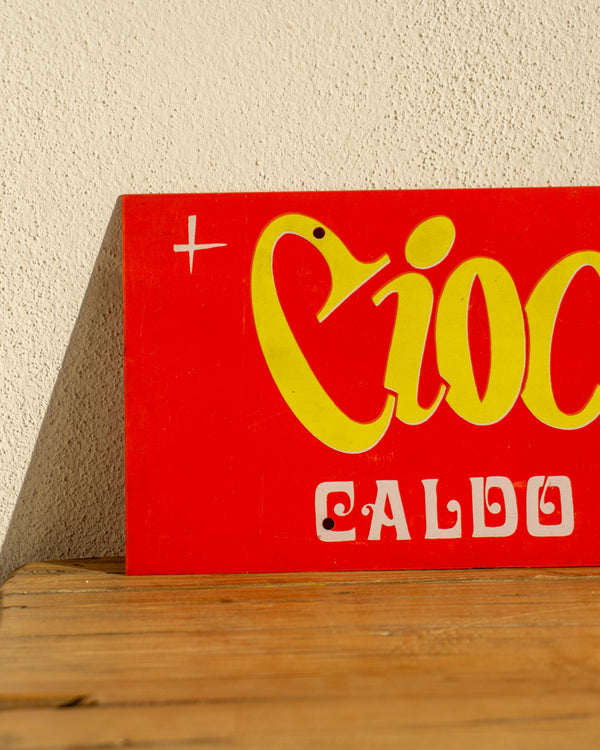 Insegna Cioccolato caldo con panna 70/80 – Italia