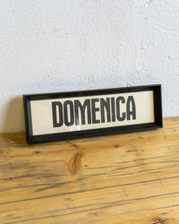 Insegna “Domenica” da cinema – anni ’70/’80