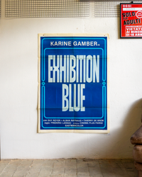 Manifesto Exhibition Blue