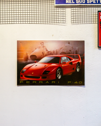 Manifesto Ferrari F40