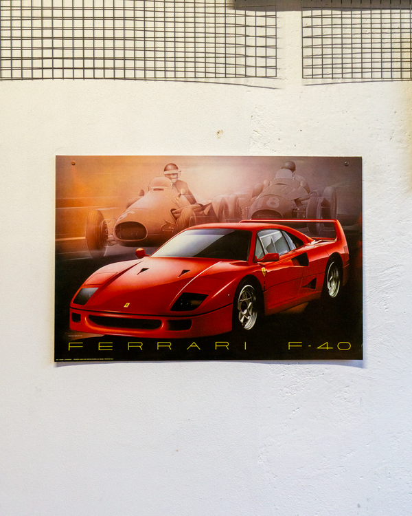 Manifesto Ferrari F40