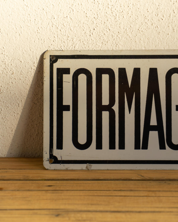 Insegna Formaggio grasso 1960/70 Italia