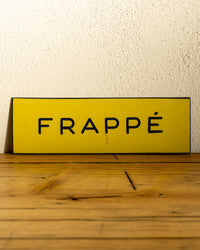 Insegna Frappè 1970/80 Italia