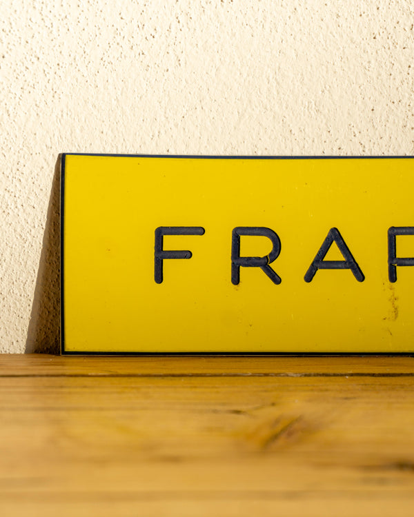 Insegna Frappè 1970/80 Italia