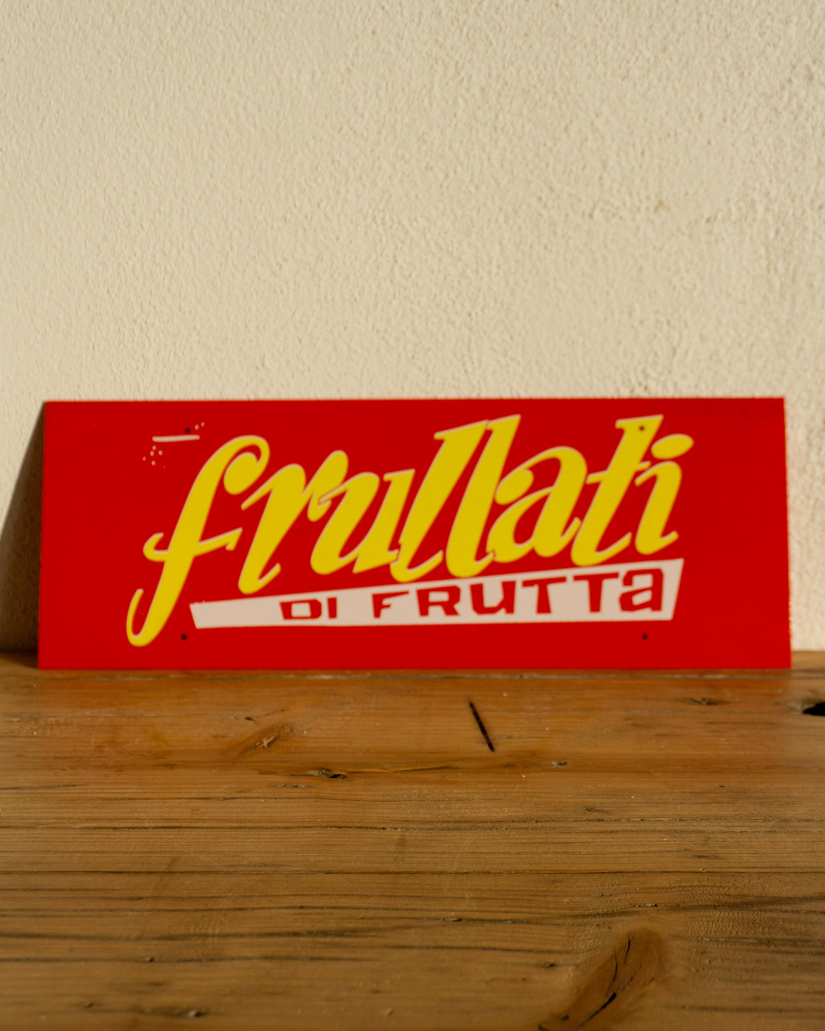 Insegna Frullati di frutta 70/80 – Italia