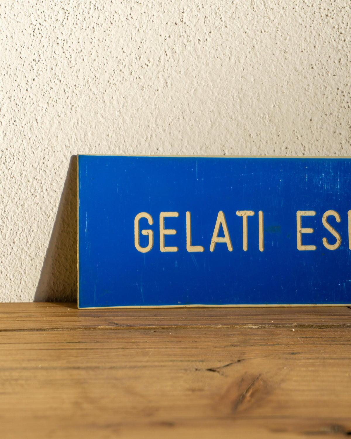 Insegna Gelati Espresso - Blu 1970/80 Italia