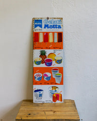 Insegna gelati Motta “Motta Frutto” – anni ’70