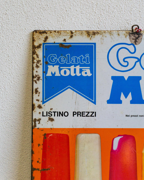 Insegna gelati Motta “Motta Frutto” – anni ’70