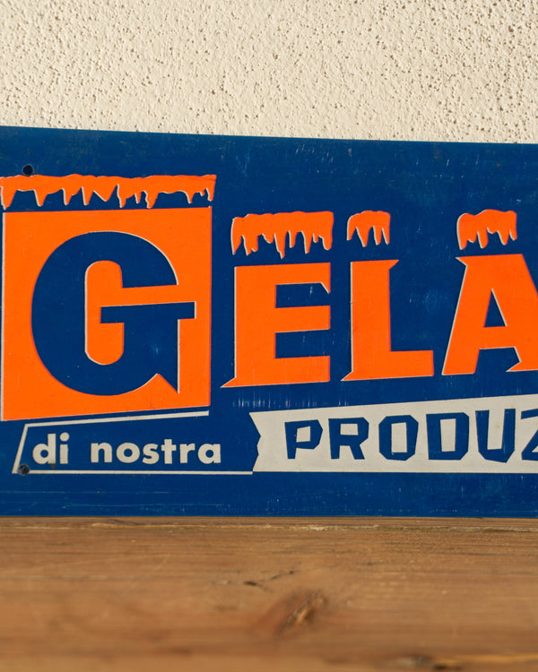 Insegna Gelati di nostra produzione 70/80 – Italia