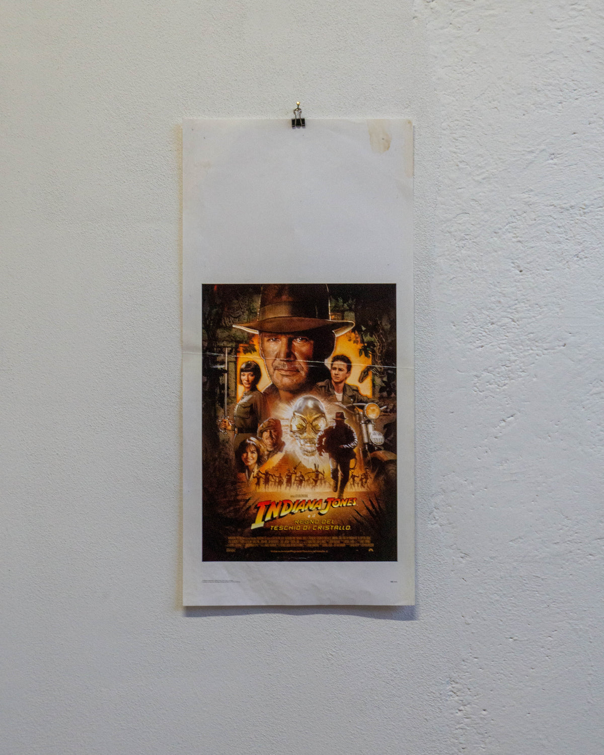 Locandina Indiana Jones Regno Di Cristallo