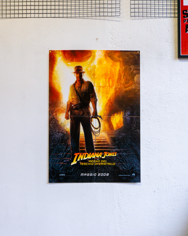 Manifesto Indiana Jones Regno Teschio Di Cristallo