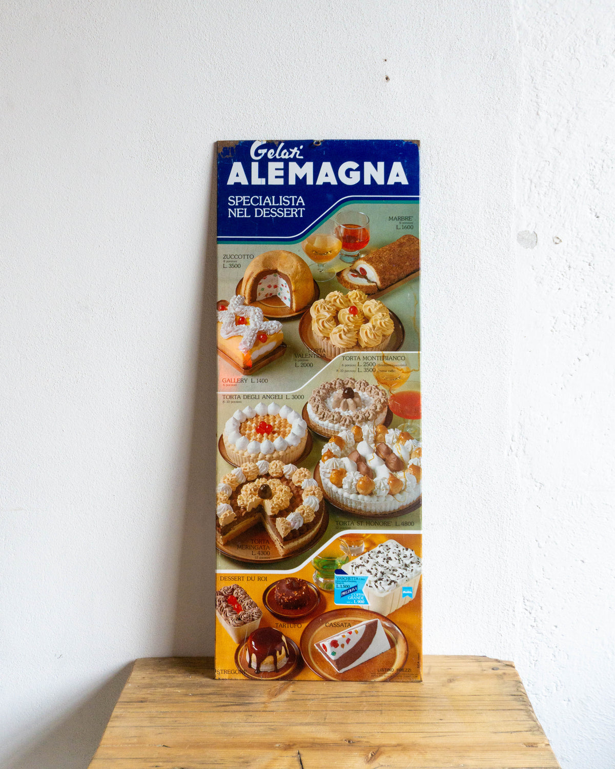 Insegna Alemagna Torte Gelato – anni ’70