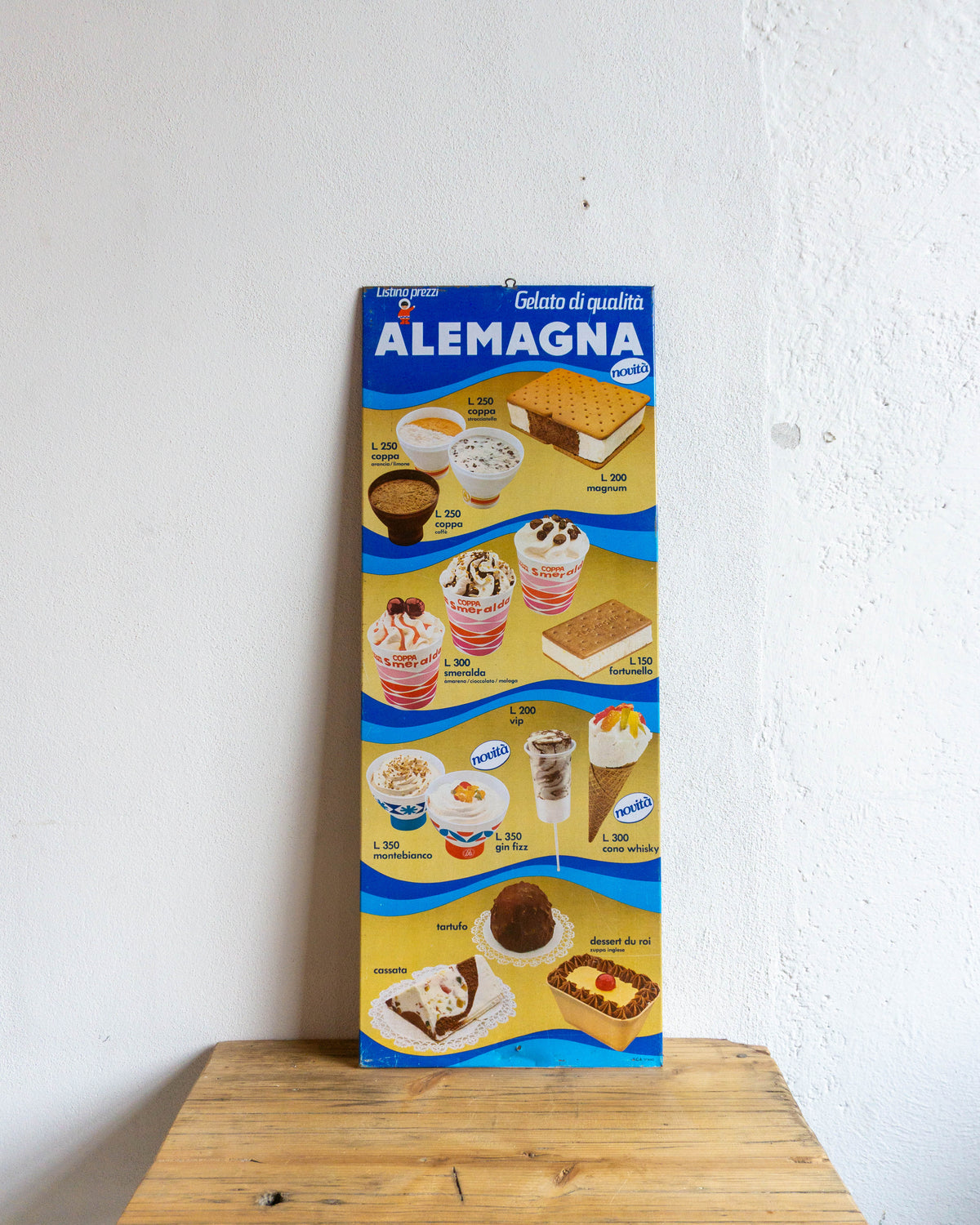 Insegna Gelati Alemagna – anni ’70