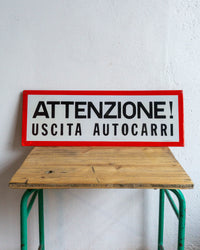 Insegna Sicurezza sul Lavoro – Italia 1970/80