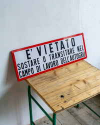 Insegna Sicurezza sul Lavoro – Italia 1970/80