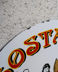 Insegna birra Kostar smaltata vintage - 1980