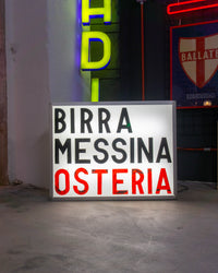 Insegna Luminosa Osteria Birra Messina – Palermo