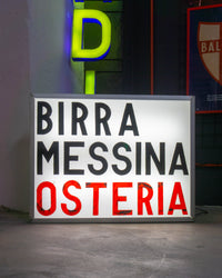 Insegna Luminosa Osteria Birra Messina – Palermo