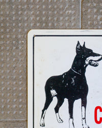 Insegna “Attenti al cane feroce” – 1980