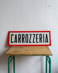 Insegna CARROZZERIA – Italia 1970/80