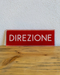 Insegna Direzione – 1980 Italia