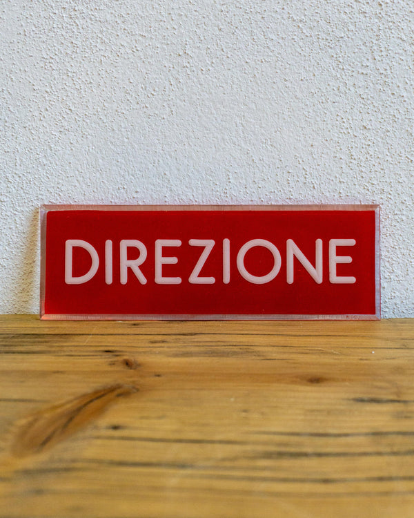 Insegna Direzione – 1980 Italia