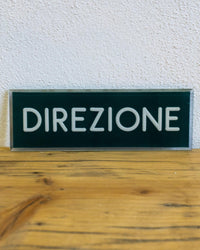 Insegna Direzione – 1980 Italia