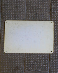 Insegna “Entrata libera” blu – 1980