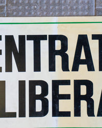 Insegna “Entrata libera” verde – 1980