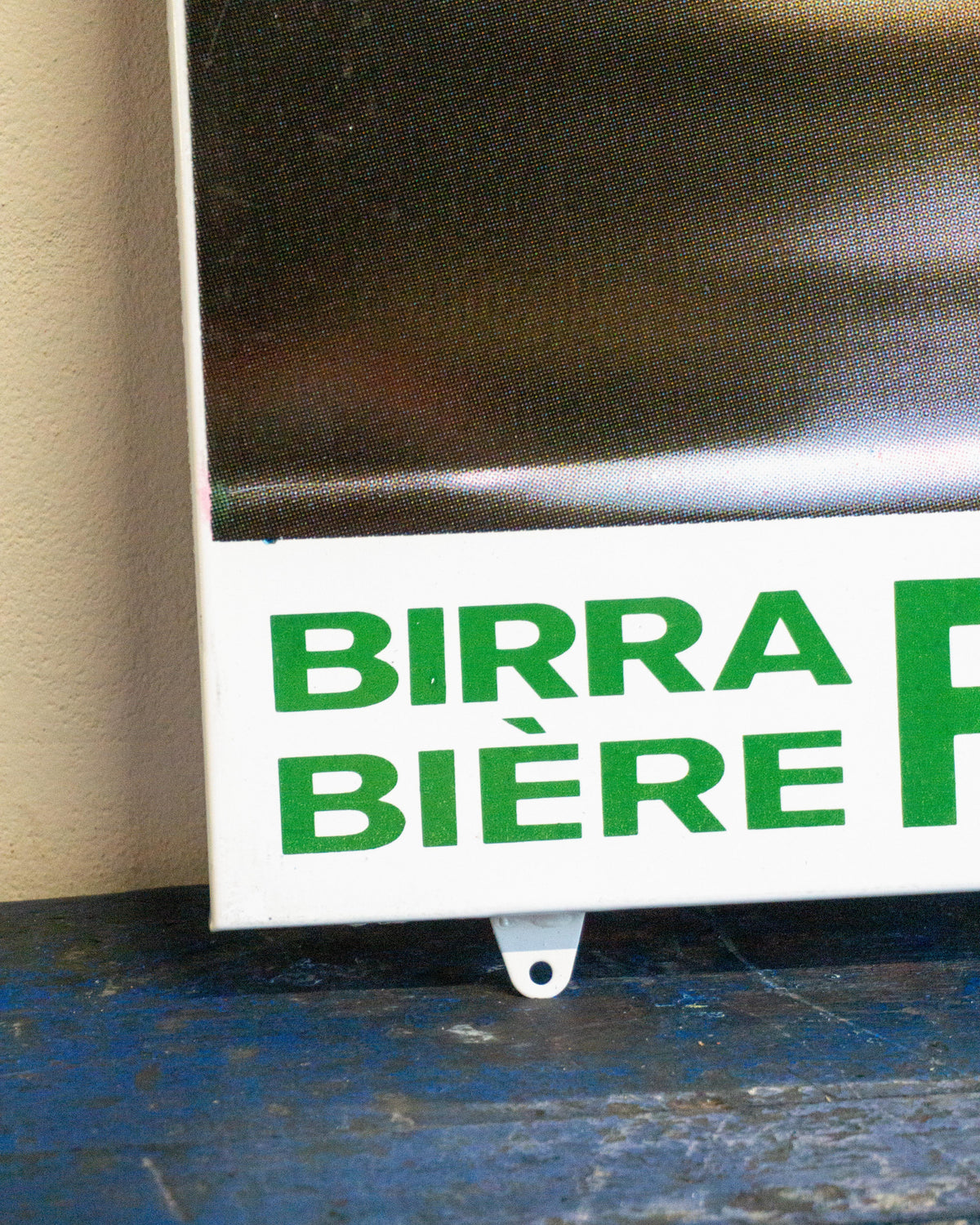 Insegna pubblicitaria Birra Forst con boccale – 1970