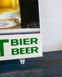 Insegna pubblicitaria Birra Forst con boccale – 1970