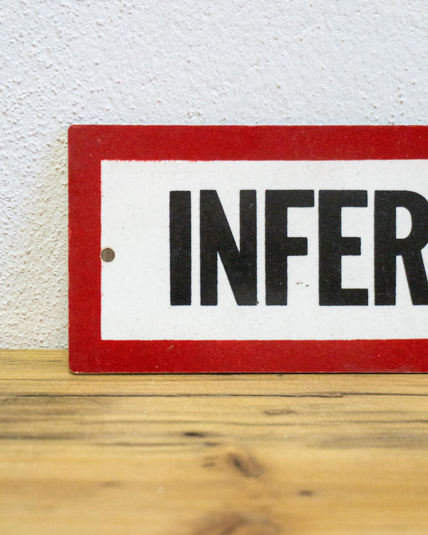 Insegna Infermeria – 1970 Italia