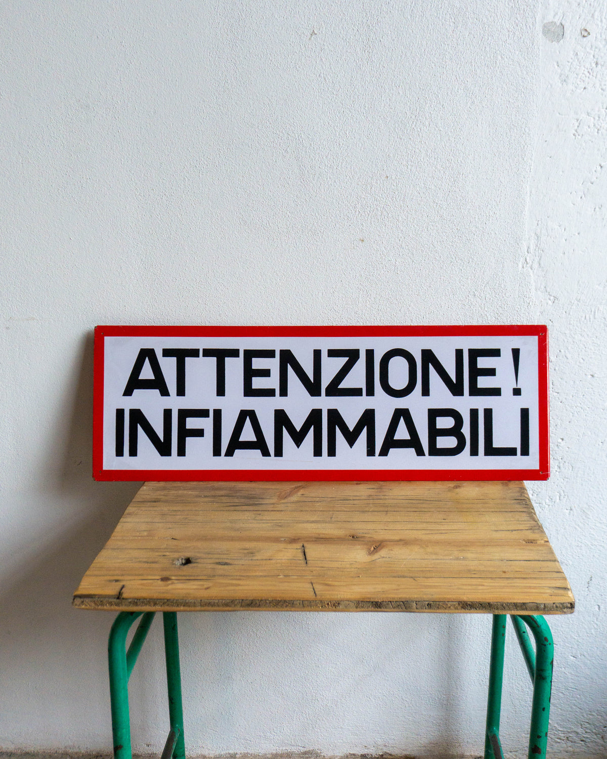 Insegna sicurezza – Italia 1970/80