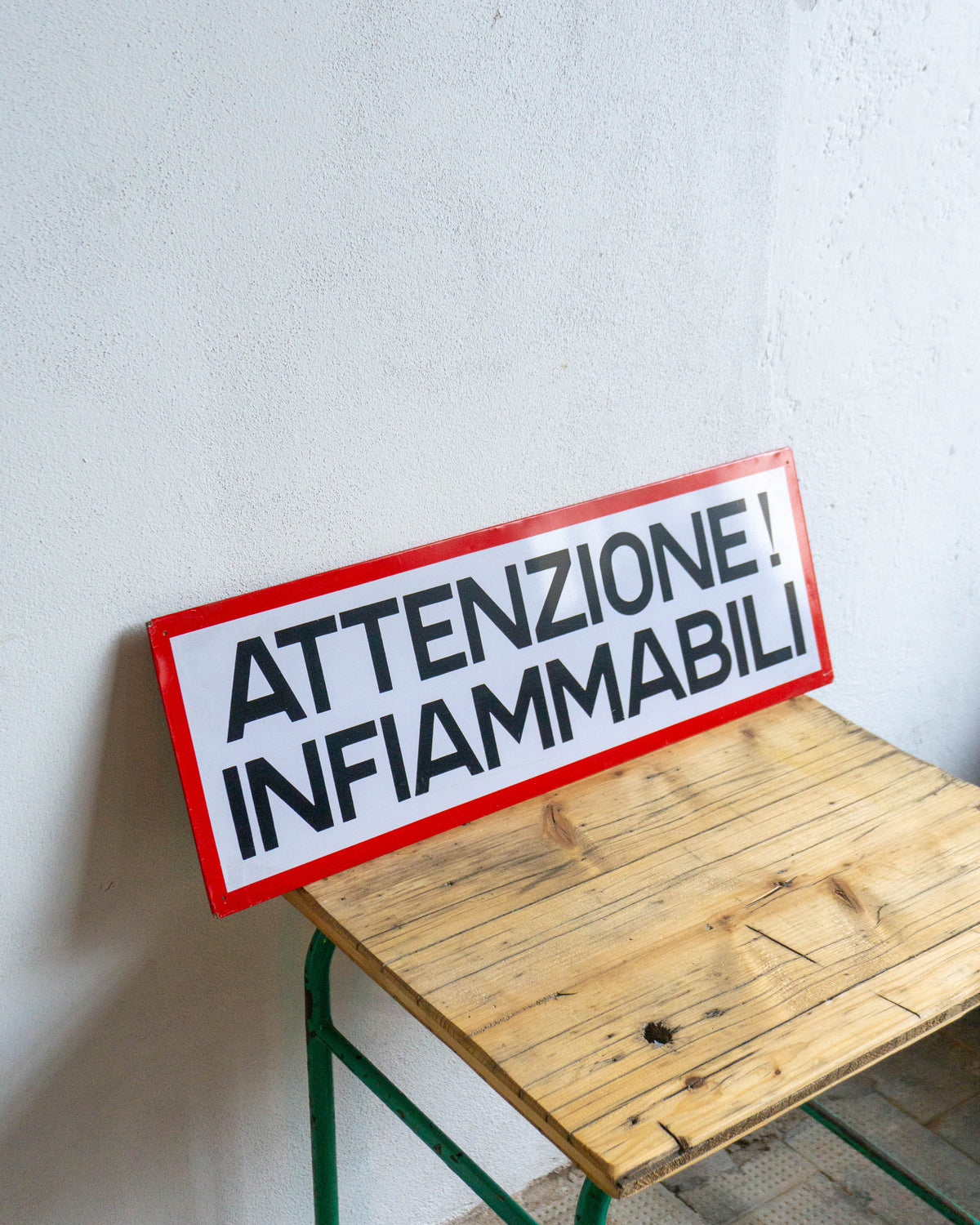 Insegna sicurezza – Italia 1970/80