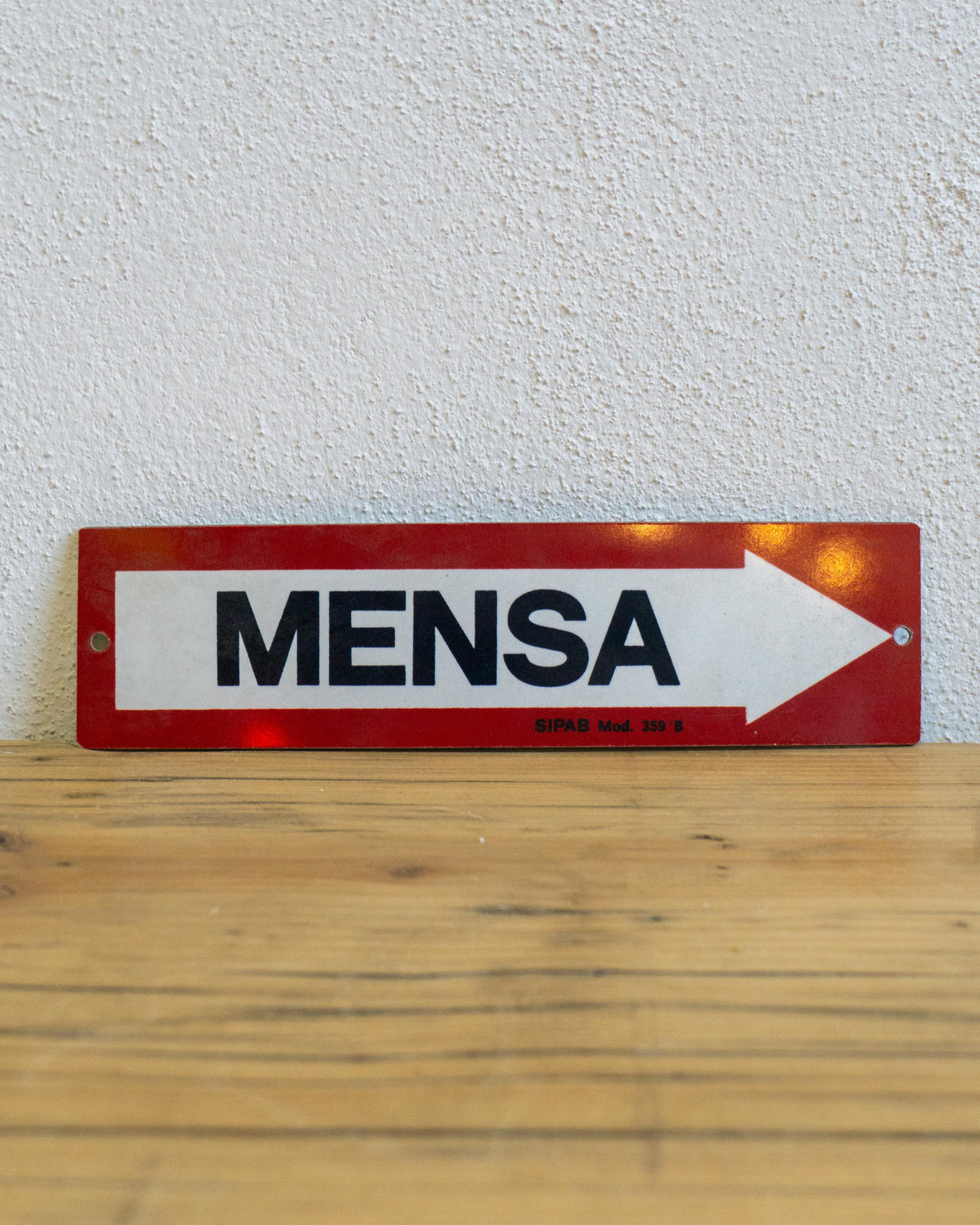 Insegna Mensa Destra – 1970 Italia