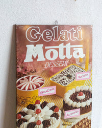 Insegna Gelati Torte Motta – Italia 1980