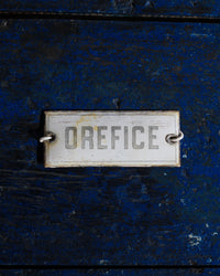 Insegna “Orefice” smaltata - 1970