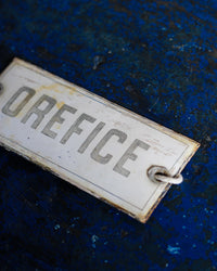 Insegna “Orefice” smaltata - 1970