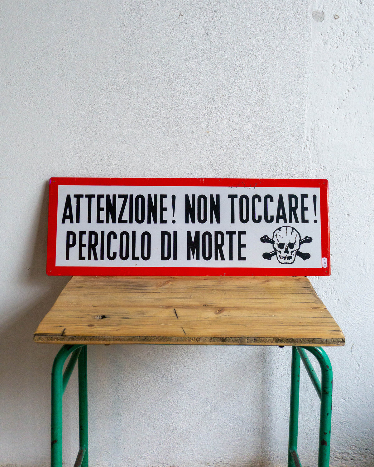 Insegna sicurezza – Italia 1970/80