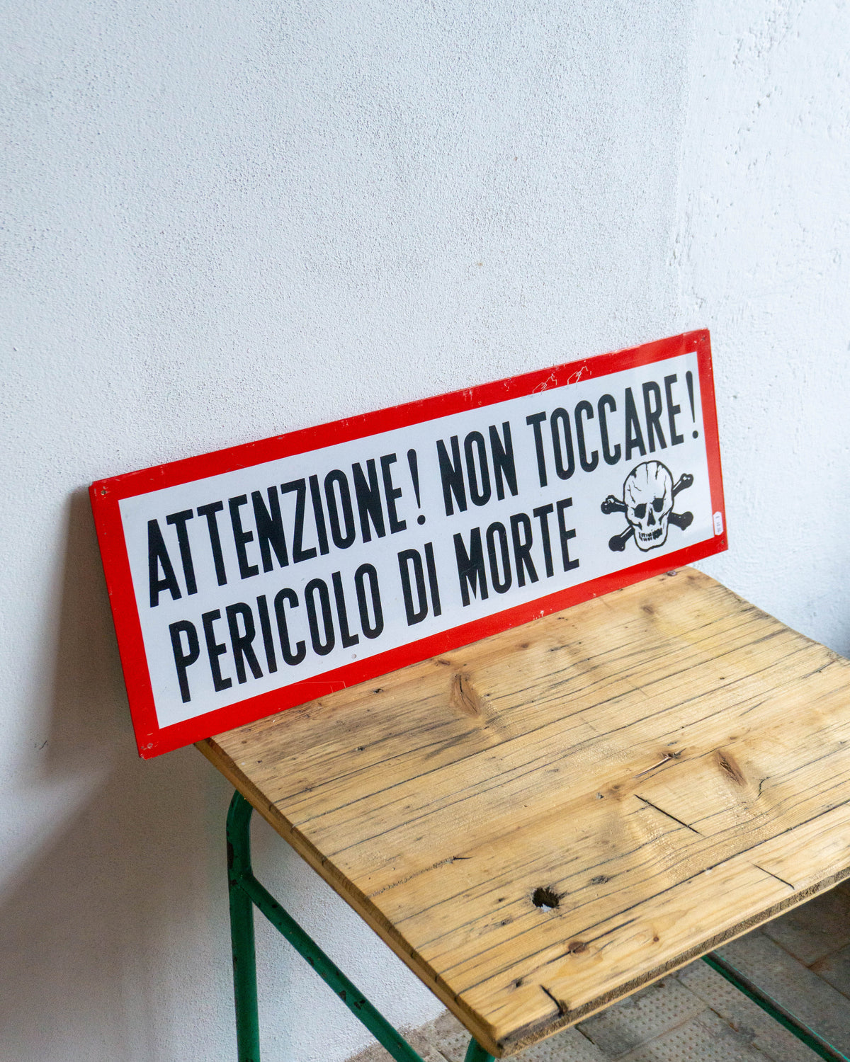 Insegna sicurezza – Italia 1970/80