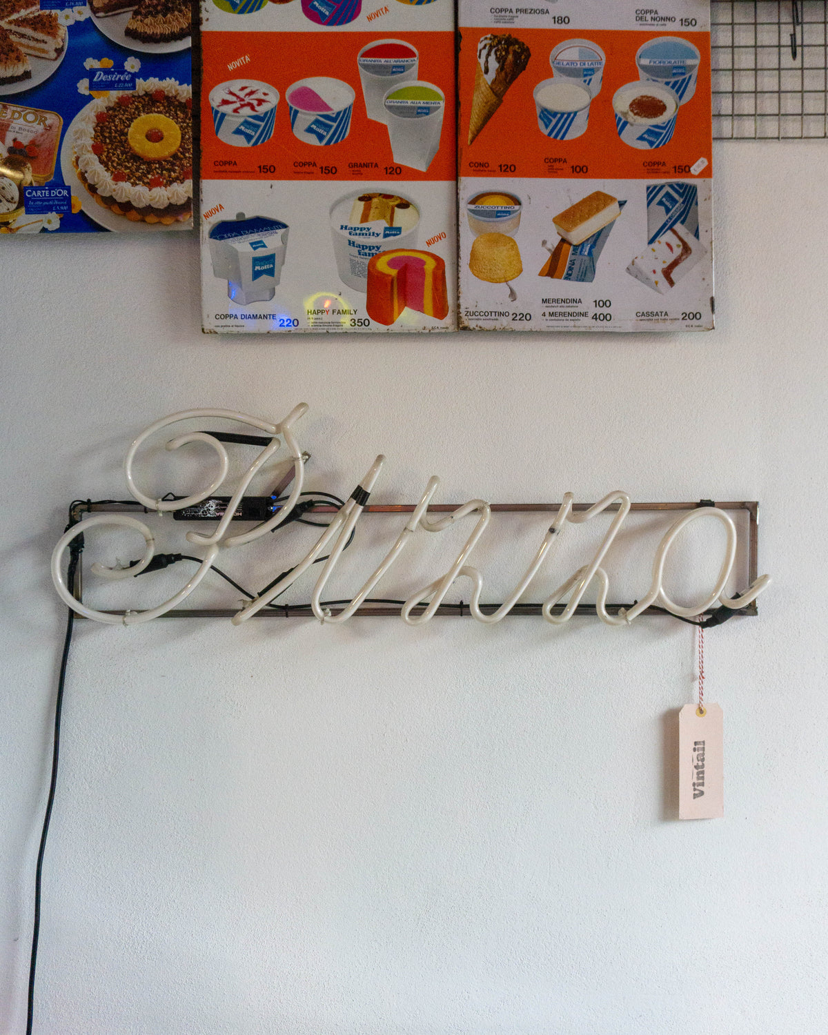 Insegna Filo Neon Pizza – 1960/70