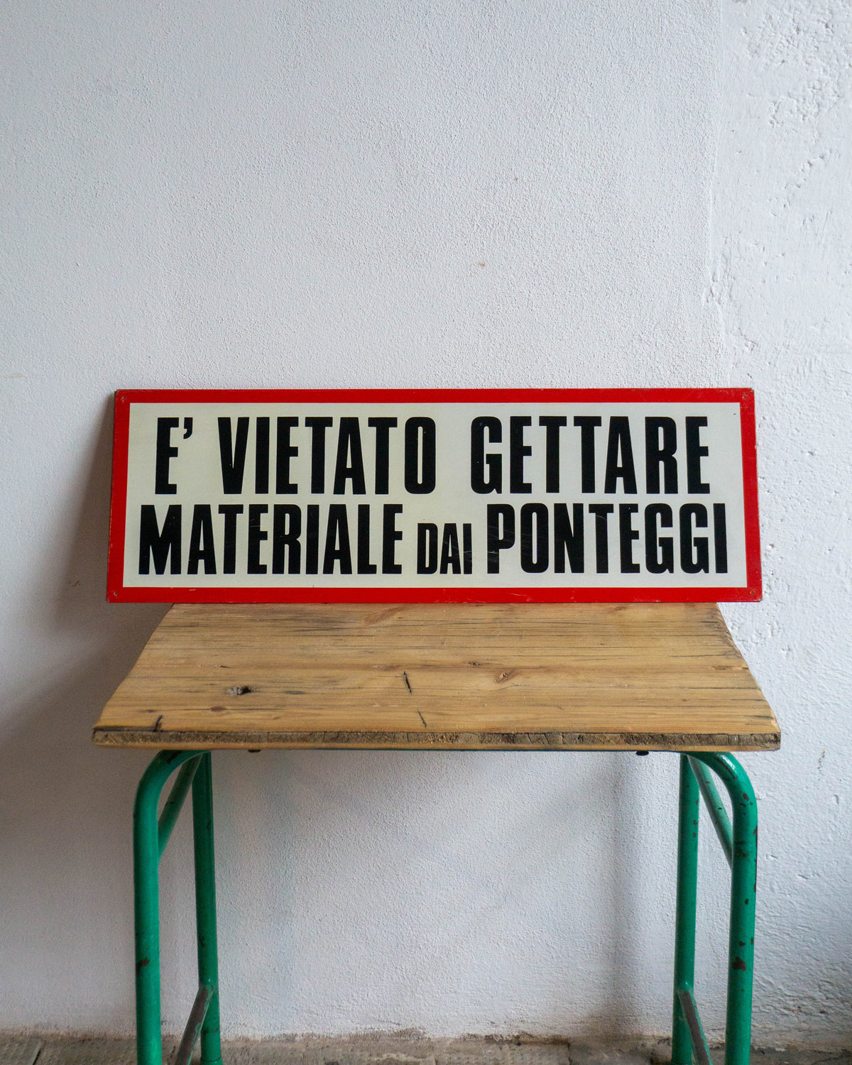Insegna sicurezza – Italia 1970/80