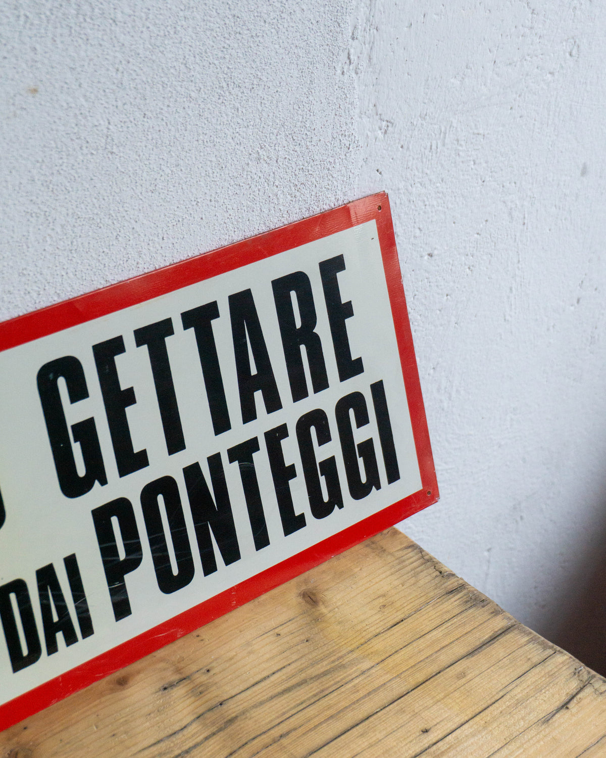 Insegna sicurezza – Italia 1970/80
