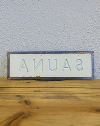 Insegna Sauna – 1980 Italia