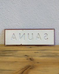 Insegna Sauna – 1980 Italia