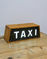 Insegna Taxi – Vintage Luminosa